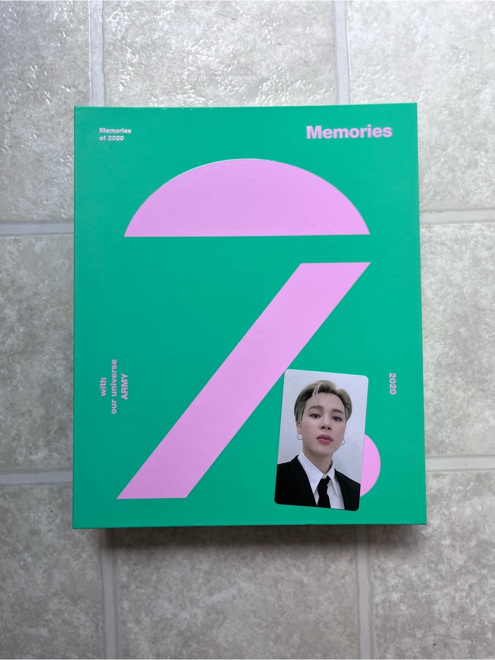 BTS Memories Of 2020 DVD Set With Jimin Photo Card